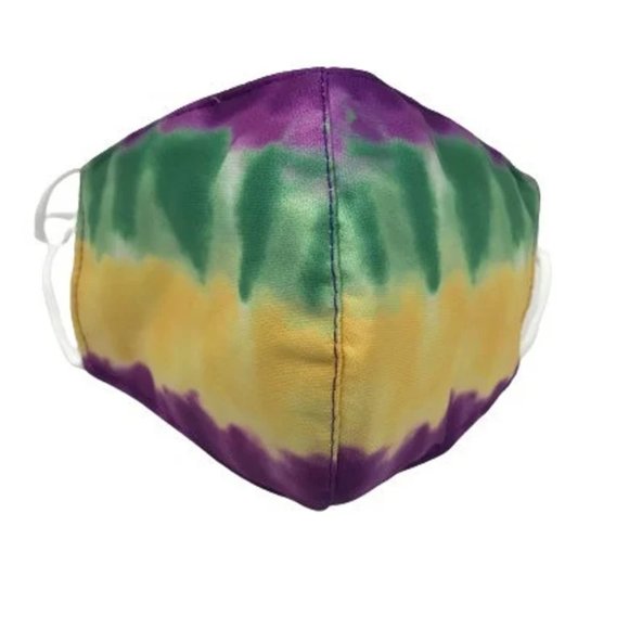 Mardi Gras Fabric Face Mask~Carnival Fabric Face Mask~New Orleans Face Mask - Picture 4 of 4